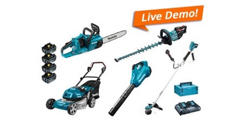 Live demo: Makita accugereedschap